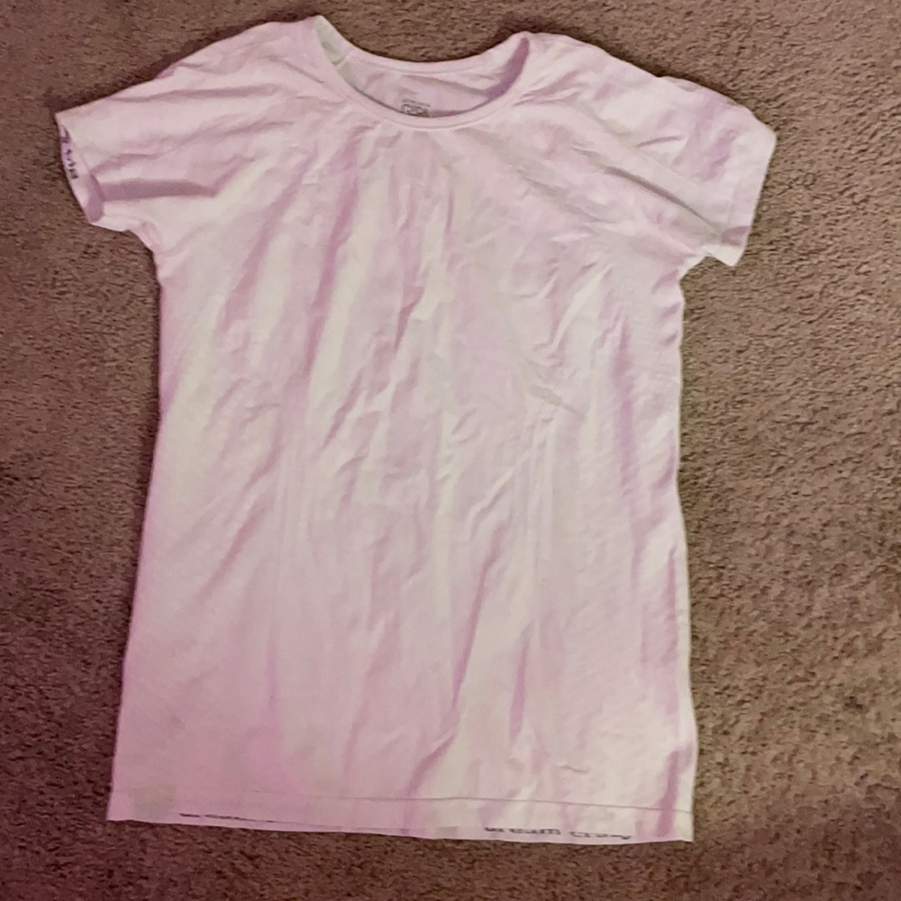 White Athleta Girl Tee (size kids 14)